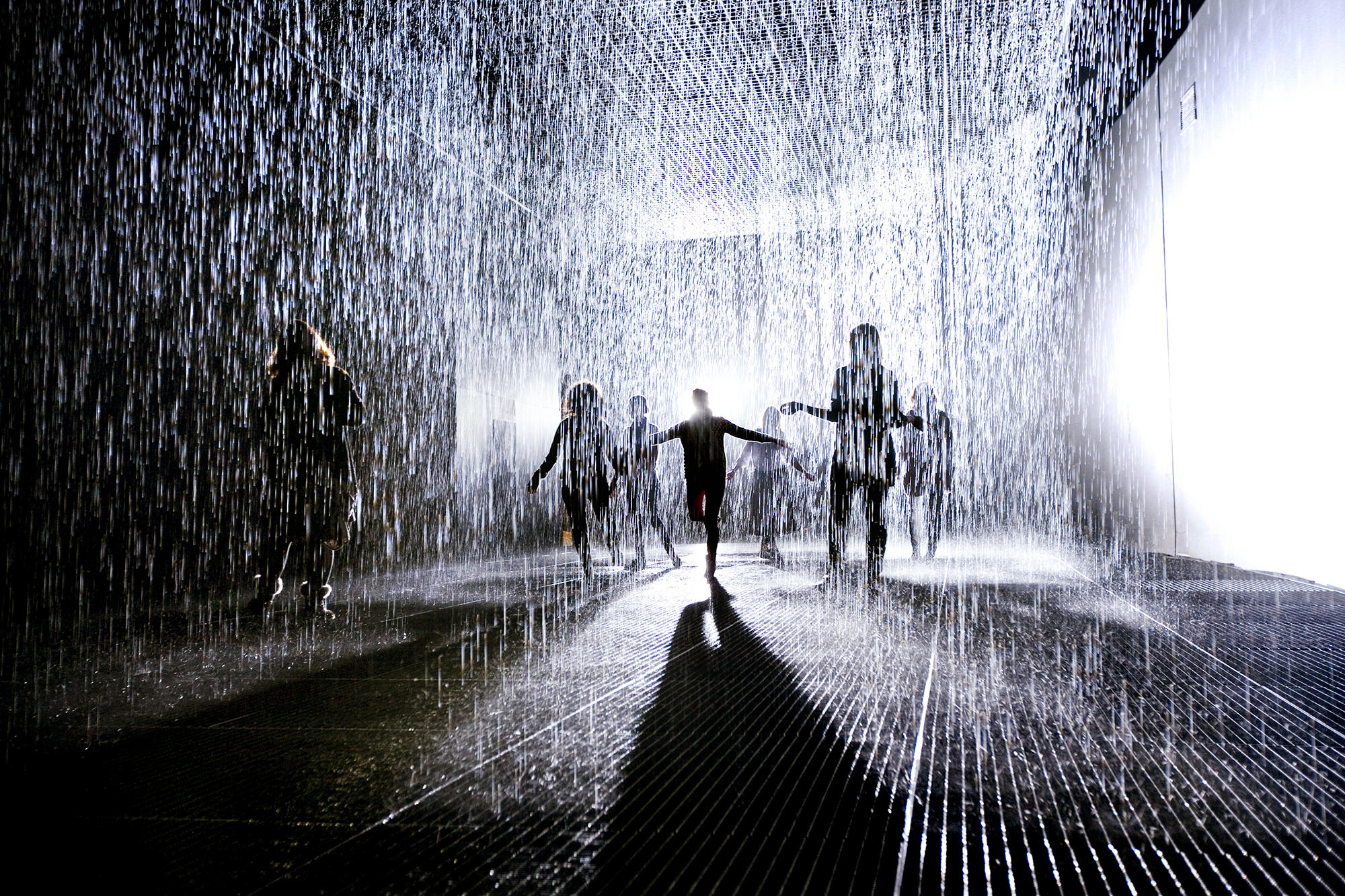 Barbican Rain Room - Credit to Felix Clay
