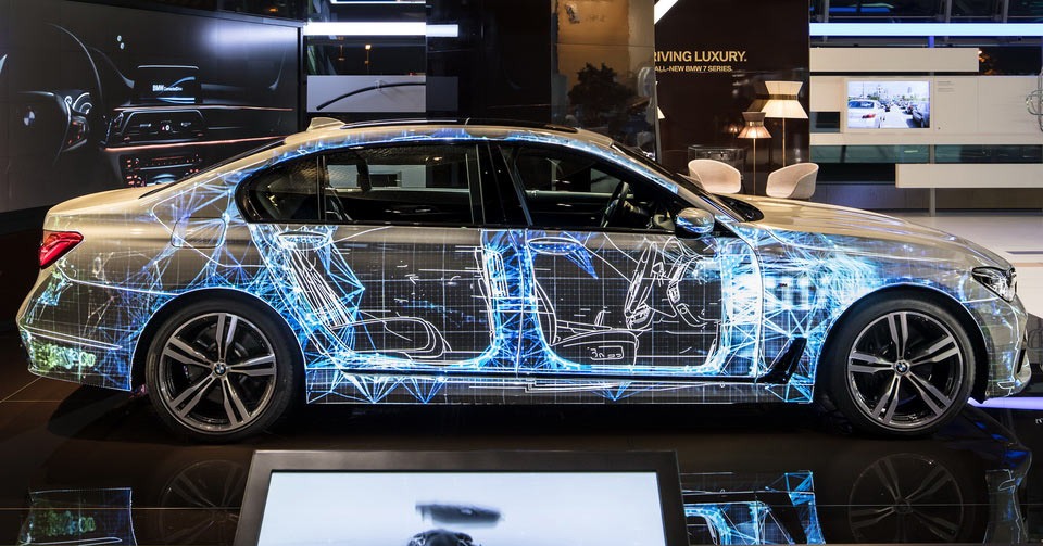 projection mapping bmw